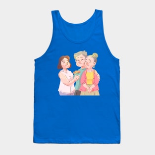 Watercolor Korean Parent Tank Top